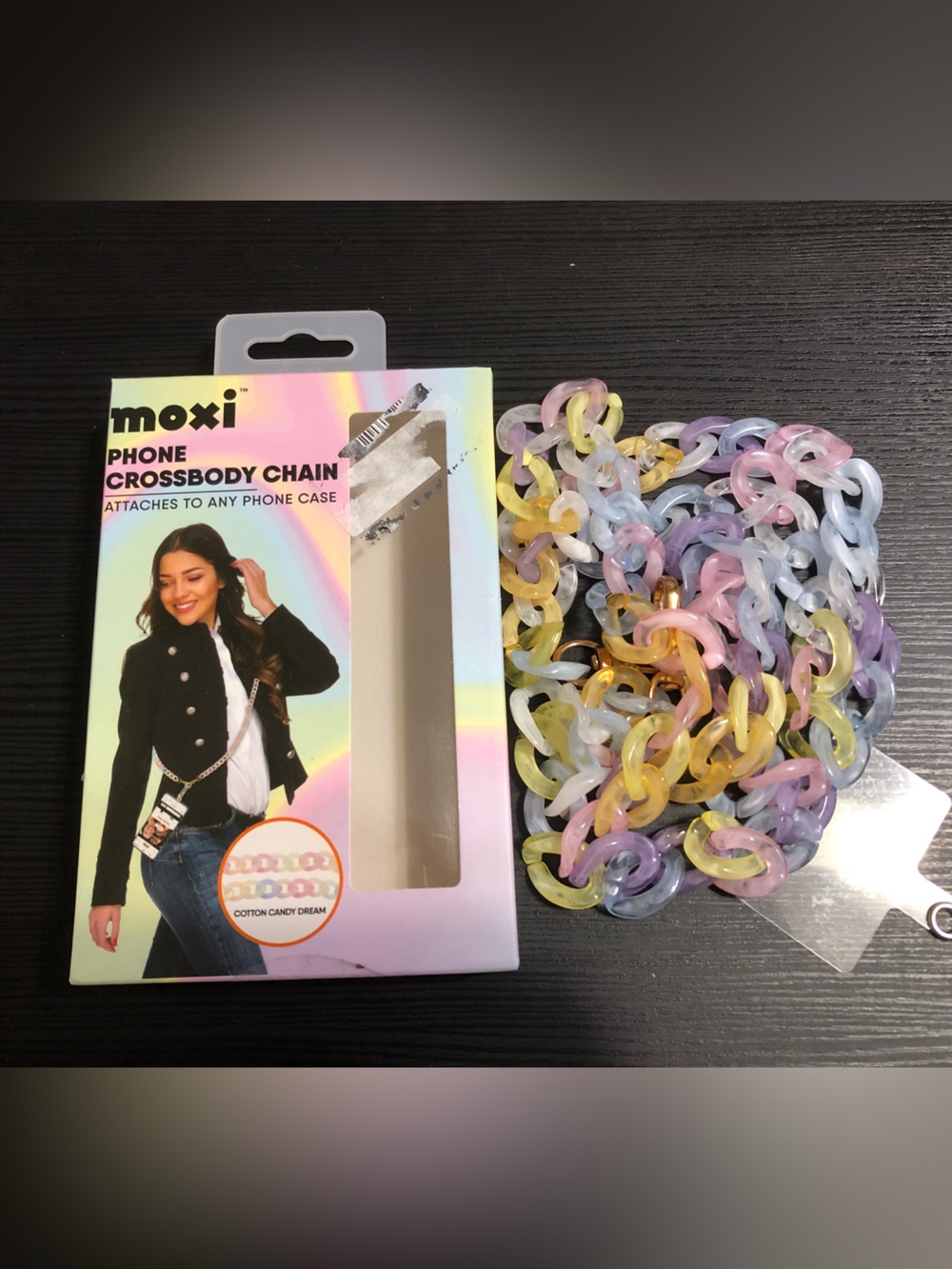 Pastel Multi-Color Phone Crossbody Chain